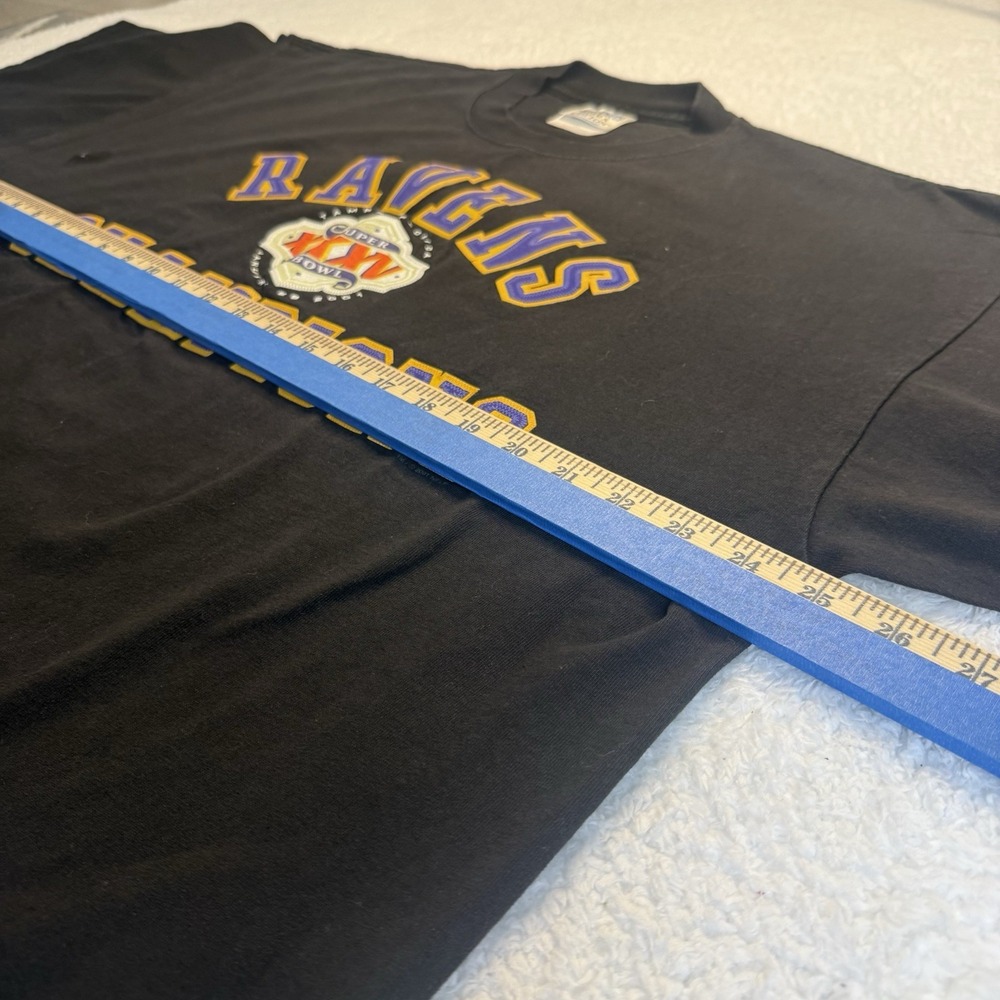 Super Bowl XXXV Champions‎ 2001 Baltimore Ravens Mens Shirt 2XL - Picture 4 of 8